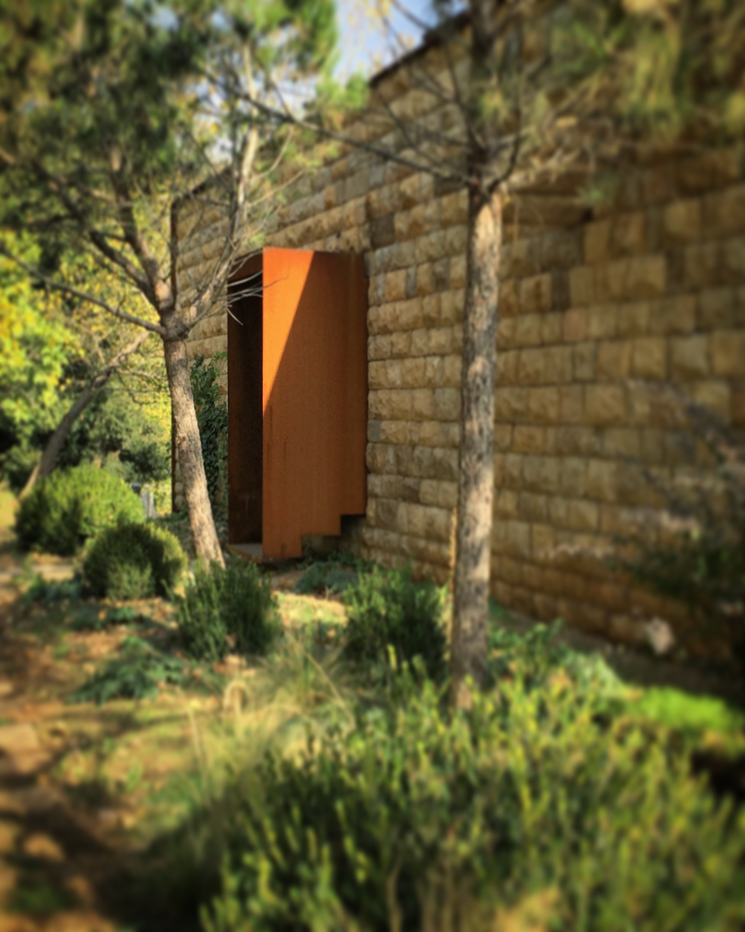 Baskinta Lebanese Mountain House reconstruction